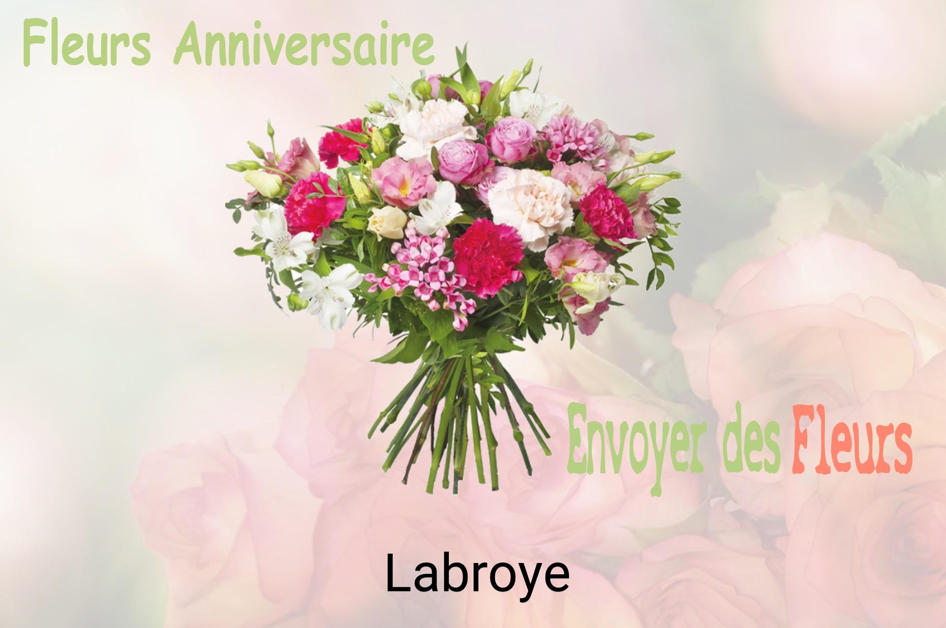 Bouquet de fleurs d’anniversaire livré à Labroye